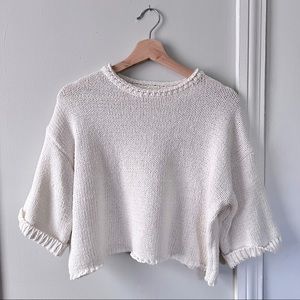 Short Sleeve Sweater Top